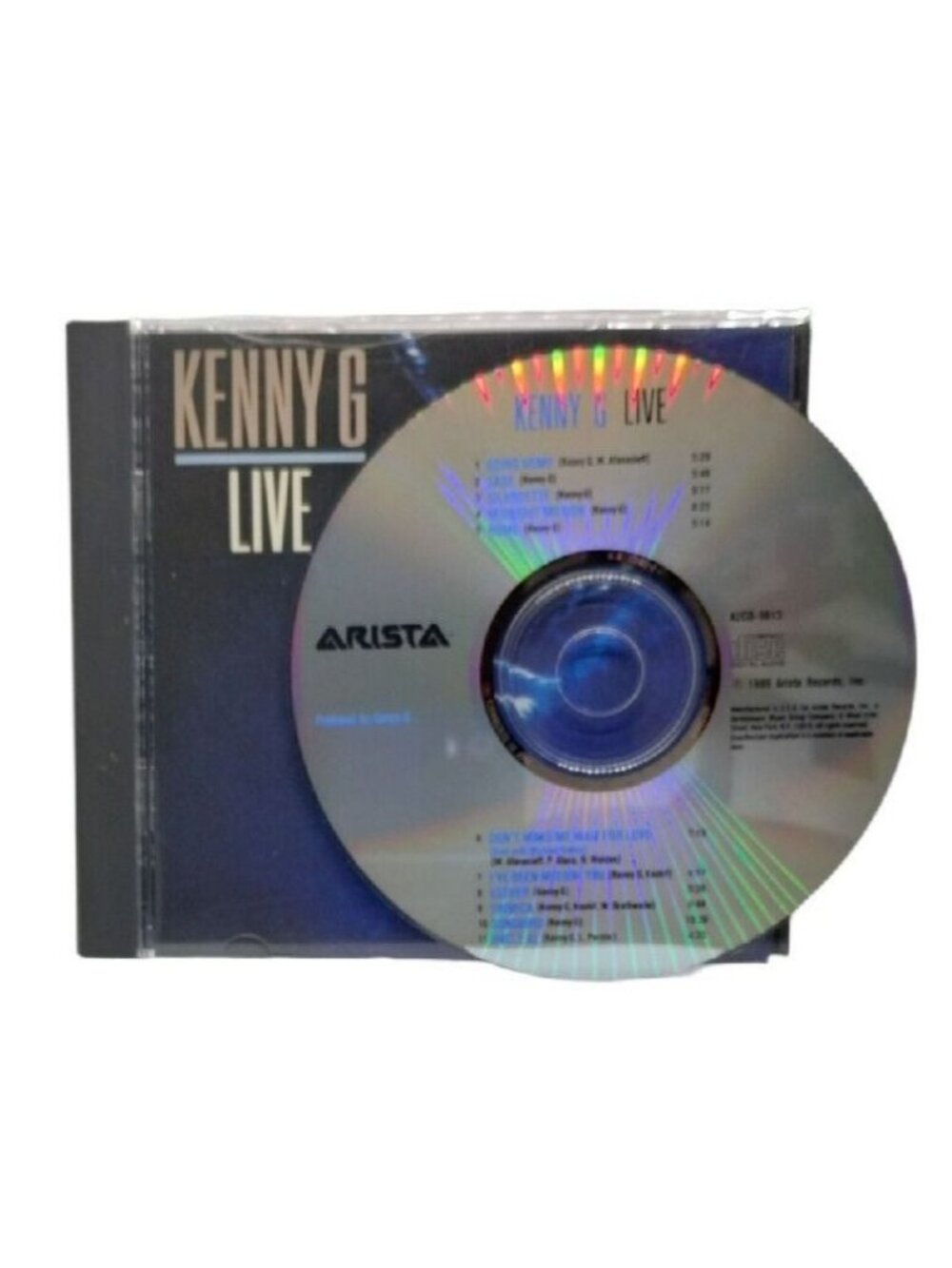 Kenny G Live Music CD Saxophone Contemporary Jazz Easy Listening Arista Records